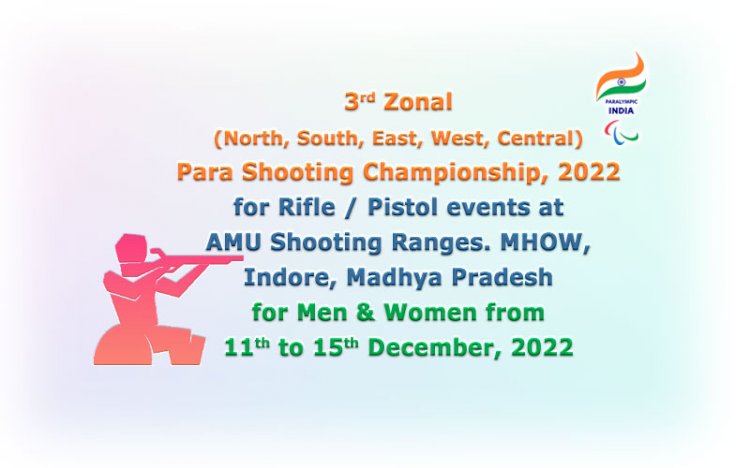  3rd Zonal Para Shooting Championship. 2022